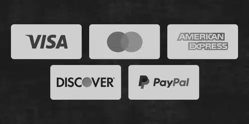 DraftKings payments banner with the logos of VISA, MasterCard, AMEX, DISCOVER , and PayPal